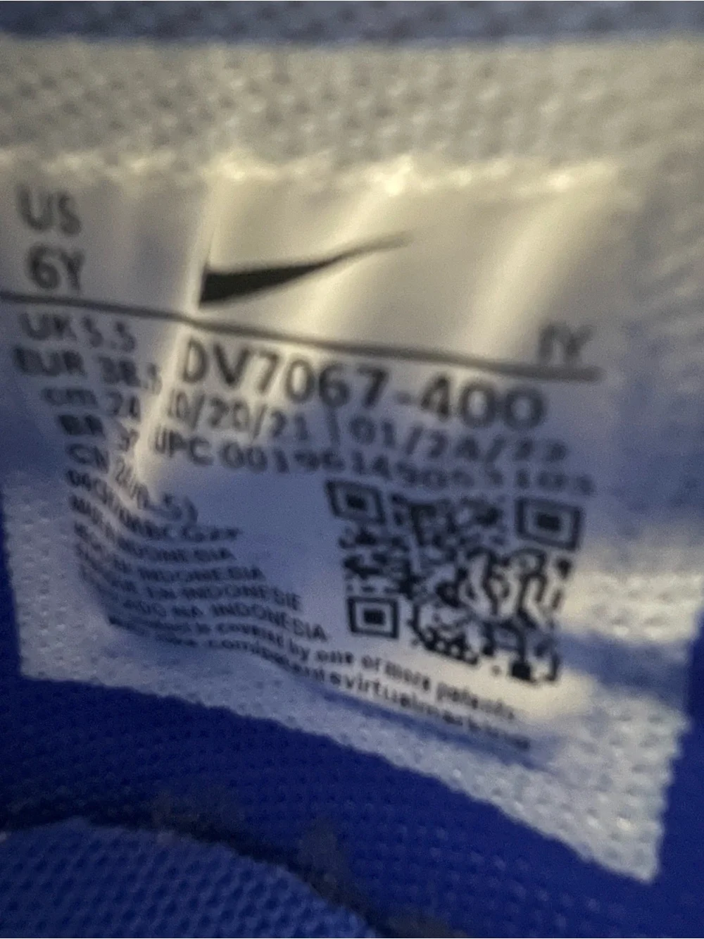 Nike classic blue